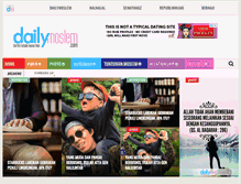 Tablet Screenshot of dailymoslem.com